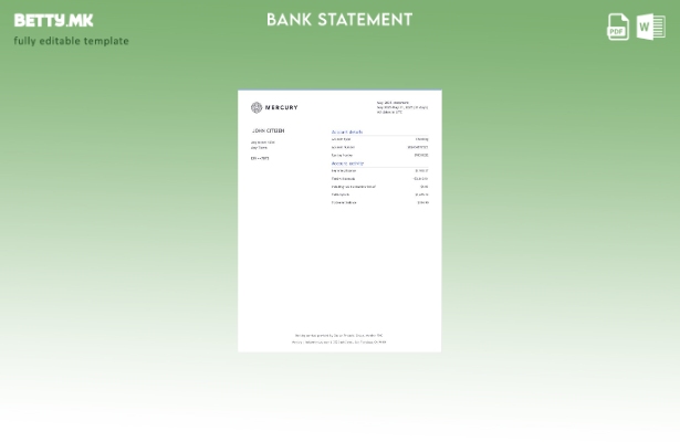 Модерен стил на САД CA Сан Франциско Меркур шаблон за збор страница за извод од 